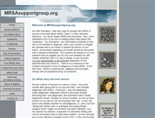 Tablet Screenshot of mrsasupportgroup.org
